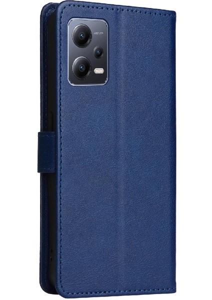Xiaomi Poco X5 5g Için Flip Case Yüksek Kalite Deri Klasik Düz Renk (Yurt Dışından)