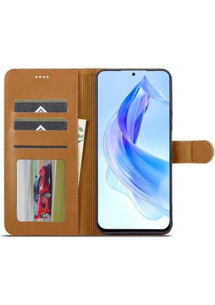 Onur Için Kılıf 90 Lite Buzağı Doku Yatay Çevir Deri Kılıf Kartı (Yurt Dışından) modelleri
