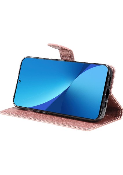 Kart Yuvası Klasik Düz Renk Iş ile Xiaomi 12 Lite Için Flip Case (Yurt Dışından)