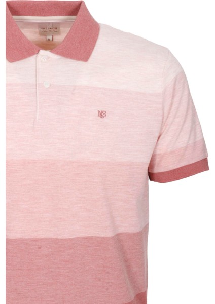 Erkek Polo Yaka Tişört Nar Çiçeği %100 Pamuk Slim Fit Ribanalı Kol Baskılı T-Shirt Ncs Jeans 1248 fiyatları