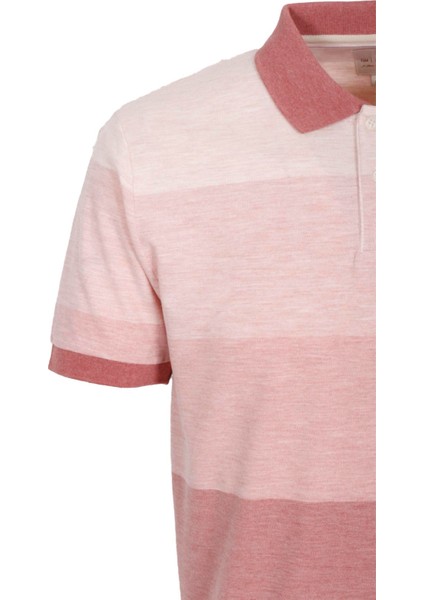 Erkek Polo Yaka Tişört Nar Çiçeği %100 Pamuk Slim Fit Ribanalı Kol Baskılı T-Shirt Ncs Jeans 1248 indirimleri