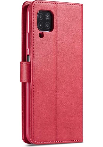 Huawei P40 Lite Buzağı Doku ile Yatay Çevir Deri Kılıf (Yurt Dışından)