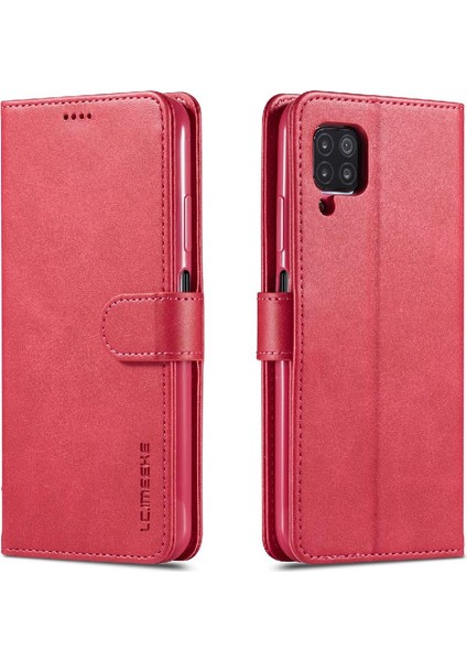 Huawei P40 Lite Buzağı Doku ile Yatay Çevir Deri Kılıf (Yurt Dışından)