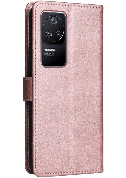 Xiaomi Poco F4 5g Için Flip Case Iş Cüzdan Telefon Kılıfı ile Kart Yuvası (Yurt Dışından)