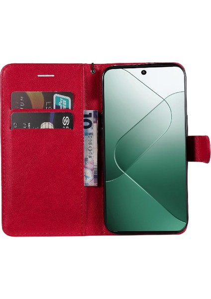 Xiaomi 14 Için Flip Case Klasik Düz Renk Yüksek Kaliteli Deri Iş (Yurt Dışından) indirimleri