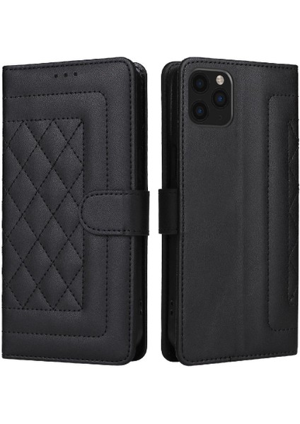 Iphone 11 Için Flip Case Pro Max Basit Iş Darbeye Cüzdan Deri (Yurt Dışından)