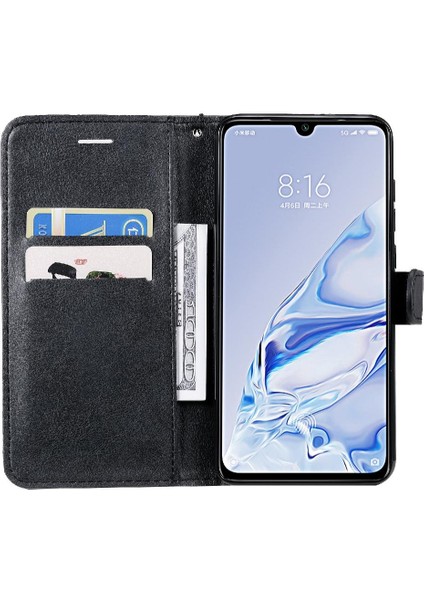 Xiaomi 9 Pro 5g Için Flip Case Klasik Düz Renk Yüksek Kaliteli Deri (Yurt Dışından)