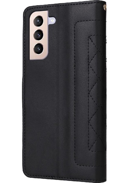 Samsung Galaxy S21 Artı Darbeye Dayanıklı Basit Iş Cüzdan Için Flip Case (Yurt Dışından) indirimleri