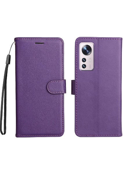 Xiaomi 12 Için Flip Case Yüksek Kaliteli Deri Iş Cüzdan Telefon Kılıfı (Yurt Dışından)