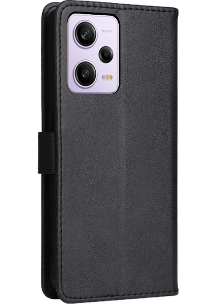 Xiaomi Poco X5 Pro 5g Için Flip Case Klasik Düz Renk Iş Cüzdan (Yurt Dışından)