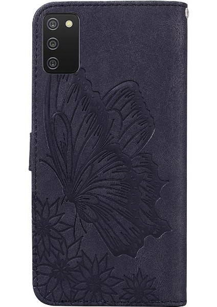 Kart Yuvası Standı ile Samsung Galaxy A02/M02 Flip Telefon Kılıfı Için Kılıf (Yurt Dışından)