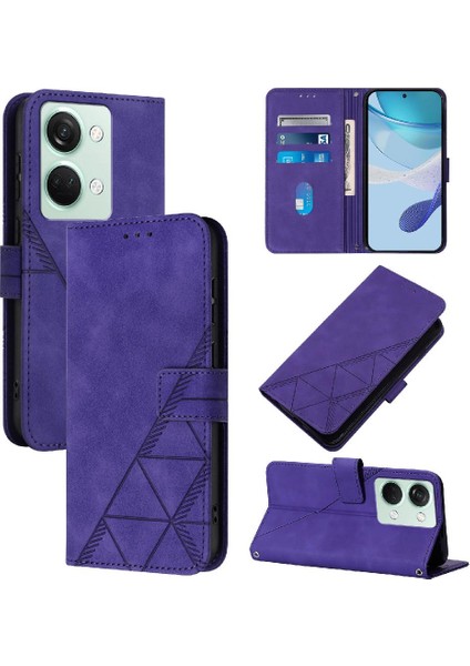 Oneplus Nord 3 Flip Folio Kitap Koruyucu Pu Deri Kredi Kartı Için Kılıf (Yurt Dışından)