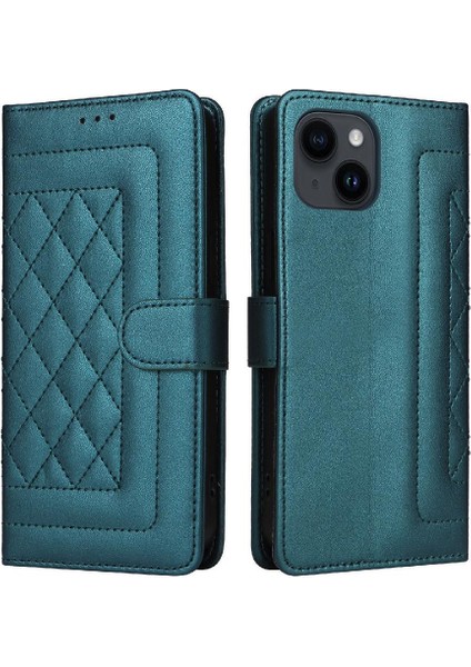 Iphone 14 Için Flip Case Cüzdan Kılıf Kapak Kapak Basit Iş (Yurt Dışından)
