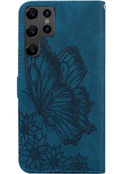 Samsung Galaxy S24 Ultra Büyük Kelebek Kart Yuvası Standı ile Flip (Yurt Dışından) indirimleri