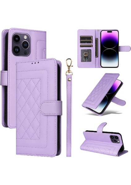 Iphone 14 Için Flip Case Pro Max Basit Iş Darbeye Kapak Çevirin (Yurt Dışından)