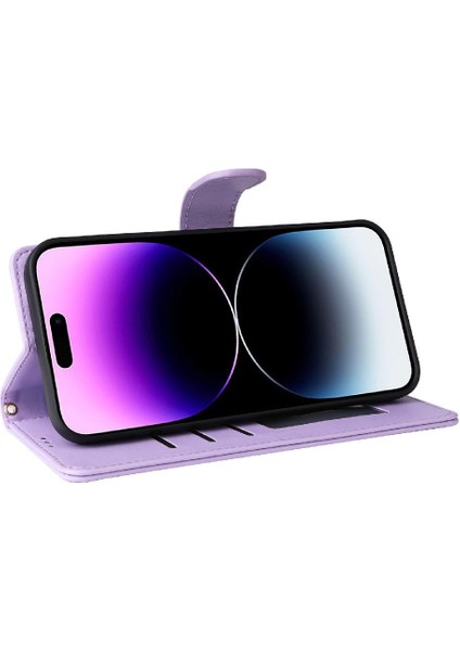 Iphone 14 Için Flip Case Pro Max Basit Iş Darbeye Kapak Çevirin (Yurt Dışından)