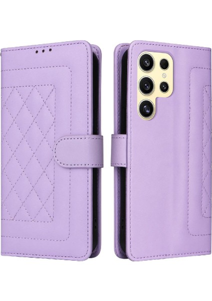Samsung Galaxy S24 Için Flip Case Ultra Cüzdan Basit Iş Darbeye (Yurt Dışından)