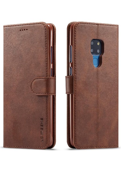 Huawei Mate 20 Için Kart Yuvaları Cüzdan Tutucu ile Buzağı Doku Flip (Yurt Dışından)
