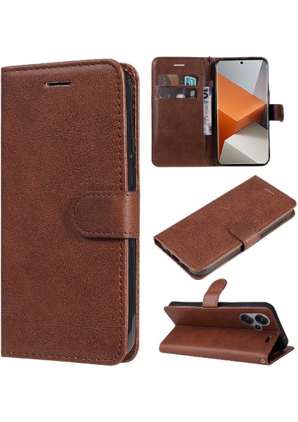 Xiaomi Redmi Not 13 Pro Için Flip Case Artı Yüksek Kaliteli Deri Klasik (Yurt Dışından)