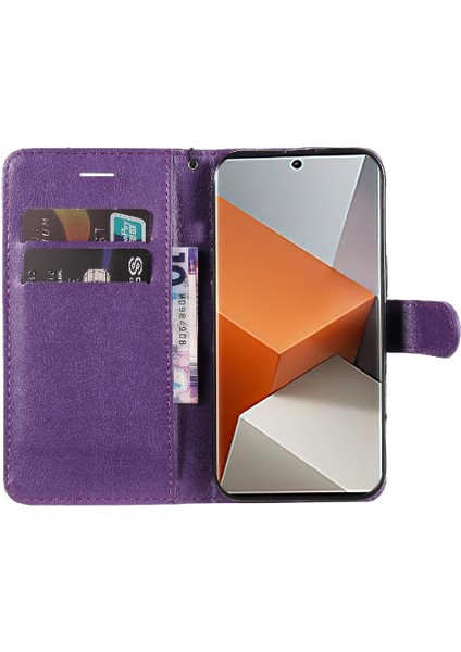 Xiaomi Redmi Not 13 Pro Için Flip Case Artı Yüksek Kaliteli Deri Klasik (Yurt Dışından)