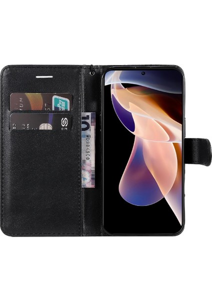 Xiaomi Redmi Not 11 Pro Artı Kart Yuvası Iş Cüzdan ile Flip Case (Yurt Dışından)