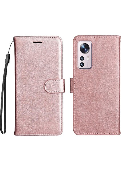 Xiaomi 12 Için Flip Case Yüksek Kaliteli Deri Iş Cüzdan Telefon Kılıfı (Yurt Dışından)