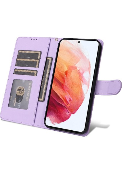 Samsung Galaxy S21 Için Flip Case Deri Kılıf Cüzdan Darbeye Basit (Yurt Dışından) indirimleri