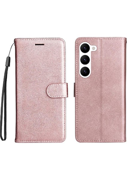 Samsung Galaxy S23 Yüksek Kaliteli Deri Iş Cüzdan Kılıf Için Flip Case (Yurt Dışından)