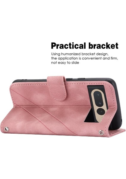 Google Pixel 8 Tam Koruma Için Kickstand Durumda Anti Scratch Pu (Yurt Dışından)