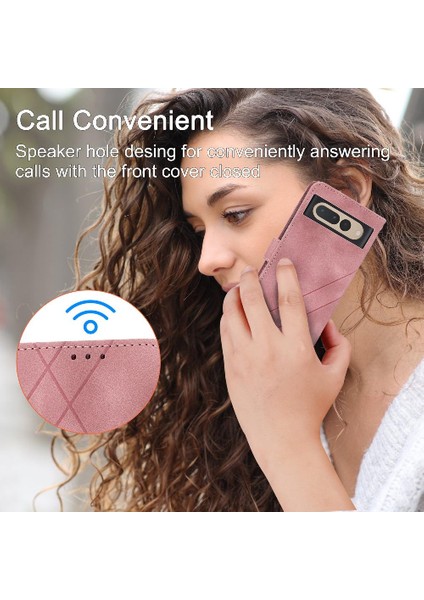 Google Pixel 8 Tam Koruma Için Kickstand Durumda Anti Scratch Pu (Yurt Dışından)