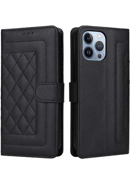 Iphone 12 Için Flip Case Pro Max Deri Kılıf Kapak Çevirin Darbeye Basit (Yurt Dışından)