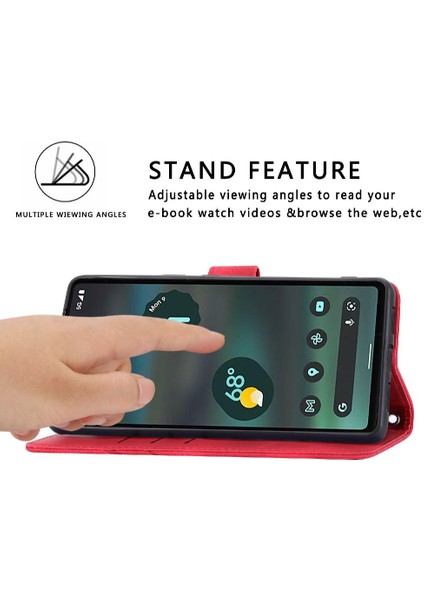 Google Pixel 8 Tam Koruma Için Kickstand Durumda Anti Scratch Pu (Yurt Dışından)