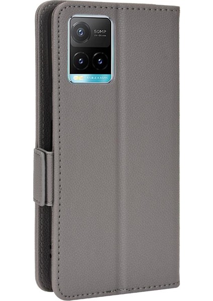 Vivo Y21/Y21S/Y33S Pu Deri Kart Yuvaları Tutucu Cüzdan Manyetik (Yurt Dışından) indirimleri