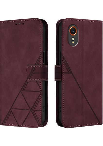 Samsung Galaxy Xcover 7 Pu Deri Flip Case Için Folio Kitap Koruyucu (Yurt Dışından)