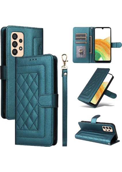 Samsung Galaxy A33 5g Için Flip Case Kapak Kılıf Cüzdan Basit (Yurt Dışından)