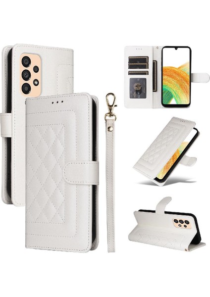 Samsung Galaxy A33 5g Için Flip Case Kapak Kılıf Cüzdan Basit (Yurt Dışından) indirimleri