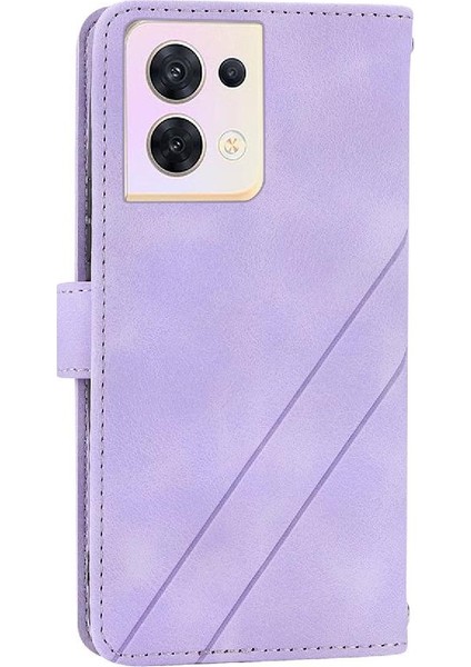 Oppo Filp 8 Pro 5g Anti Scratch Için Kickstand Durumda Tam Koruma Pu (Yurt Dışından)