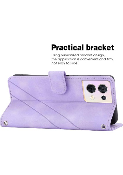Oppo Filp 8 Pro 5g Anti Scratch Için Kickstand Durumda Tam Koruma Pu (Yurt Dışından)