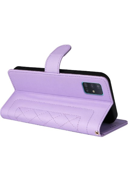 Samsung Galaxy A51 Cüzdan Için Flip Case Basit Iş Darbeye Dayanıklı Kapak (Yurt Dışından) modelleri
