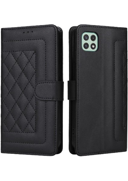 Samsung Galaxy A22 5g Için Flip Case Darbeye Basit Iş Cüzdan (Yurt Dışından) fırsatları