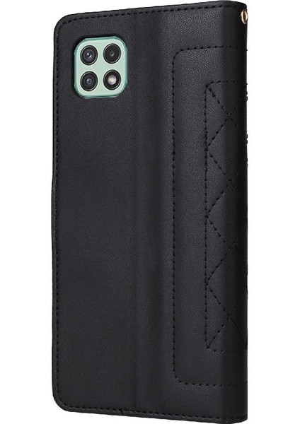 Samsung Galaxy A22 5g Için Flip Case Darbeye Basit Iş Cüzdan (Yurt Dışından) indirimleri