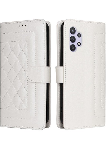 Samsung Galaxy A32 5g Için Flip Case Cüzdan Kapak Kapak Basit Iş (Yurt Dışından)