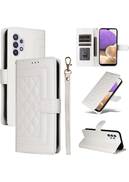 Samsung Galaxy A32 5g Için Flip Case Cüzdan Kapak Kapak Basit Iş (Yurt Dışından) fırsatları