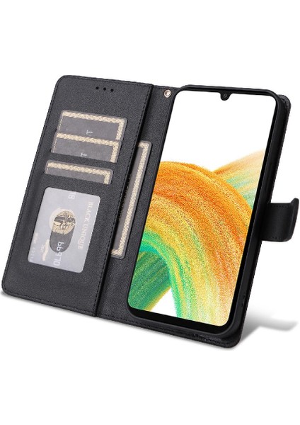 YH Mall Samsung Galaxy A33 5g Için Flip Case Kapak Kılıf Cüzdan Basit (Yurt Dışından)