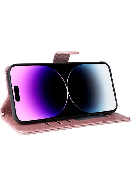 Iphone 14 Için Flip Case Pro Max Basit Iş Darbeye Kapak Çevirin (Yurt Dışından)