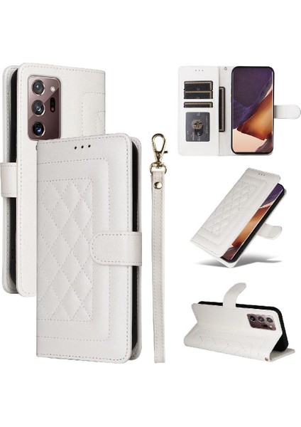 Samsung Galaxy Not 20 Için Flip Case Ultra Cüzdan Deri Kılıf Darbeye (Yurt Dışından)