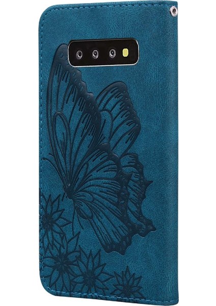 Samsung Galaxy S10 Flip Telefon Kılıfı Deri Cüzdan Kickstand (Yurt Dışından) modelleri