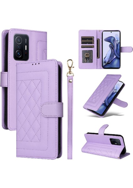 Xiaomi 11T/11T Pro Için Flip Case Deri Kılıf Kapak Darbeye (Yurt Dışından)