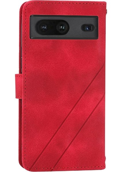Google Pixel 7 Pro Kickstand Tam Koruma Anti Scratch Pu Için Filp Durumda (Yurt Dışından)