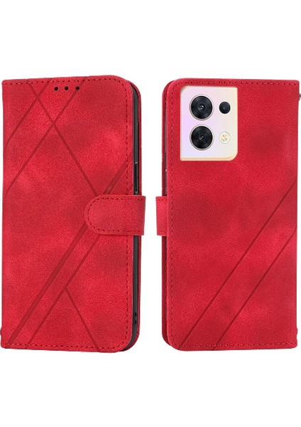 Oppo Filp 8 Pro 5g Anti Scratch Için Kickstand Durumda Tam Koruma Pu (Yurt Dışından)